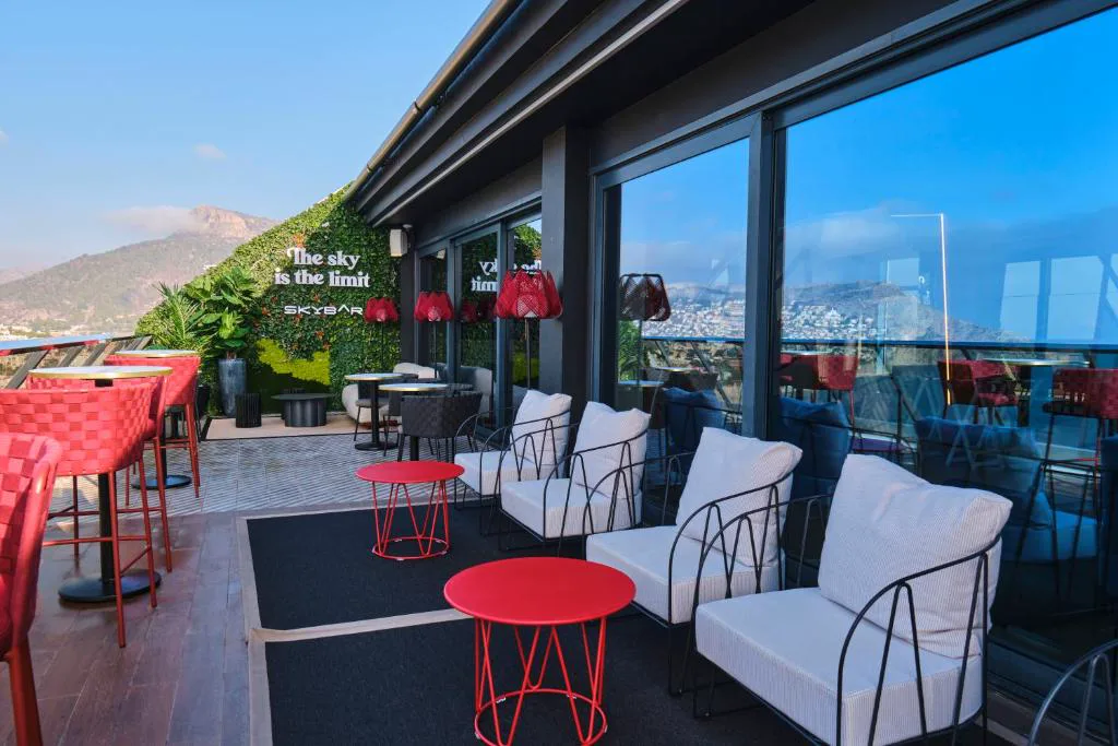 Terraza con vistas panorámicas