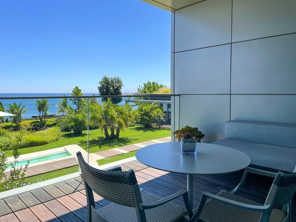 Terraza con vistas al Atlántico en InterContinental Cascais-Estoril